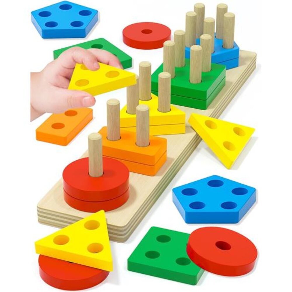 Toys for 1 2 3 Year Old Boy Girl, Toys for Ages 2-4 Toddlers Kids